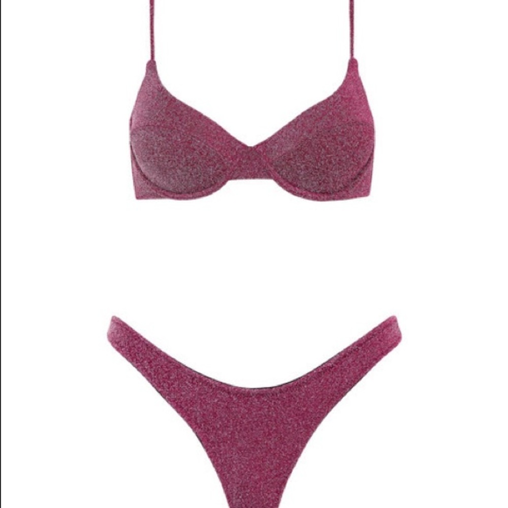 Triangl Swimwear Glittery Pink Bikini